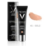 Флюид тональный, Vichy (Виши) 30 мл Дермабленд корректирующий тон 45 (Gold/Dore)