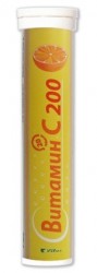 Витамин С 200 20 шт. табл. шип.