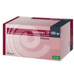 Квентиакс СР, таблетки с пролонгированным высвобождением покрытые пленочной оболочкой 400 мг 60 шт