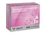 Витаминный комплекс A-Zn для женщин, Витамир таблетки покрытые оболочкой 1100 мг 60 шт БАД (от А до цинка A-Zn)