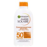 Молочко солнцезащитное для лица и тела, Garnier (Гарньер) 200 мл Амбр Солер защита от сухости увлажнение 24 часа SPF 50