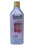 Шампунь, Soell (Соэль) 400 мл арт. 24454 Био-кератин Экстремальное восстановление