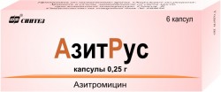 АзитРус капс. 250 мг 6 шт.