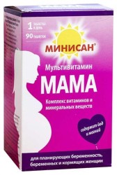 Минисан мультивитамин Мама 90 шт. табл.