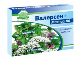 Валерсен + Магний В6 30 шт. табл. 0.25 г