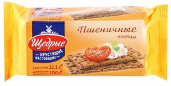 Хлебцы хрустящие 100 г Щедрые пшеничные