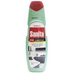 Средство чистящее универсальное, Санита 600 г крем Универсал сицилийский лимон для очистки кухонных поверхностей флакон