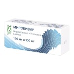 Миробивир, табл. п/о пленочной [набор] 150 мг и 100 мг 20+10 шт