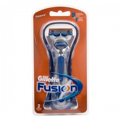 Станок для бритья Gillette фьюжен + 2 кассеты