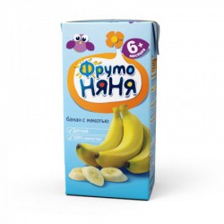 Сок Фрутоняня нектар банан с 9 мес. 200 мл