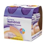 Смесь, Nutridrink (Нутридринк) 125 мл 4 шт компакт протеин персик манго