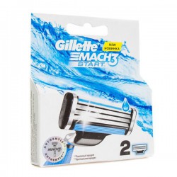 Кассеты для станков для бритья Gillette мак 3 старт 2 шт.