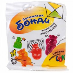 Мармелад жевательный Бегемотик Бонди 70 г