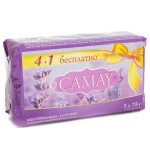 Мыло, Camay (Камей) 75 г 5 шт Средиземноморская лаванда