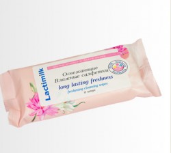 Салфетки влажные Lactimilk освежающие 10 шт.