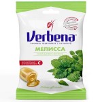 Карамель леденцовая с начинкой, Verbena (Вербена) 60 г БАД Мелисса