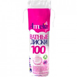 Ватные диски Амелия 100 шт.