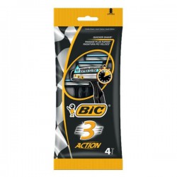 Станок для бритья Bic 3 Экшен одноразовый 4 шт.