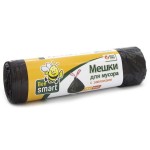 Мешки для мусора, Beesmart (Бисмарт) 35 л 15 шт с завязками