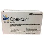 Оренсия, лиофилизат для приготовления раствора для инфузий 250 мг 1 шт