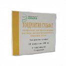 Хондроитин сульфат, лиоф. д/р-ра для в/м введ. 100 мг №10 ампулы