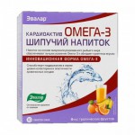 Кардиоактив Омега-3, порошок 7 г 10 шт тропические фрукты